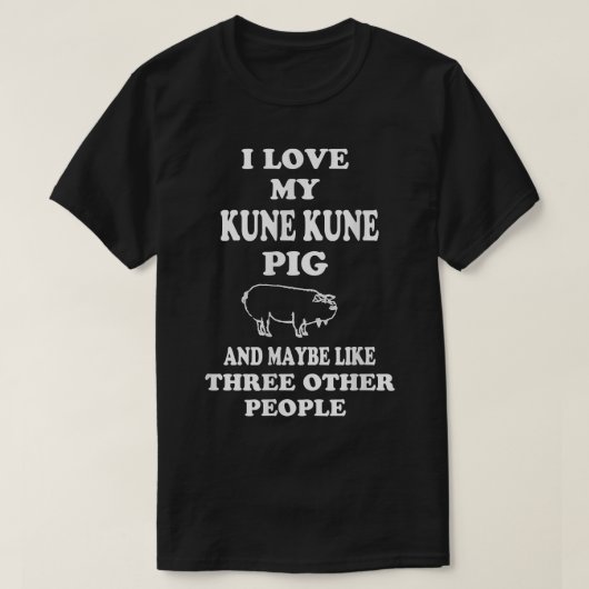 Kune Kune Pig T Gift Idea Baby Kunekune Pig Breed T-shirt (Design voorkant)