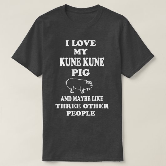 Kune Kune Pig T Shirt Gift Idea Baby Kunekune Pig (Design voorkant)