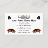 KuneKune Pig Visitekaartje (Voorkant)