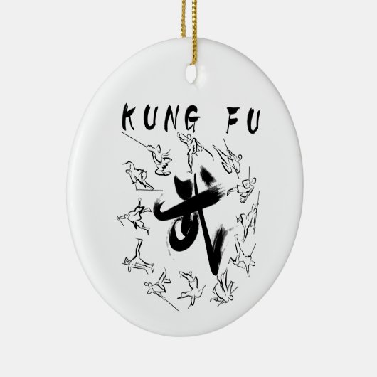 Kung Fu (功夫) Keramisch Ornament (Rechts)
