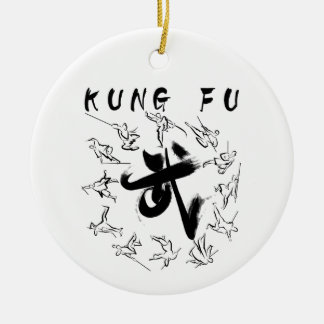 Kung Fu (功夫) Keramisch Ornament