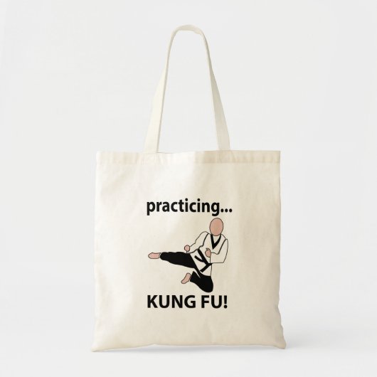 Kung Fu Black Belt Martial Arts Tote Bag (Voorkant)