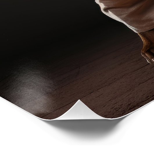 Kung Fu Brown Pointer raszuivere honden vechtsport Perfect Poster (Hoek)