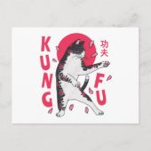 Kung Fu Cat Briefkaart (Voorkant)