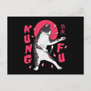 Kung Fu Cat Briefkaart