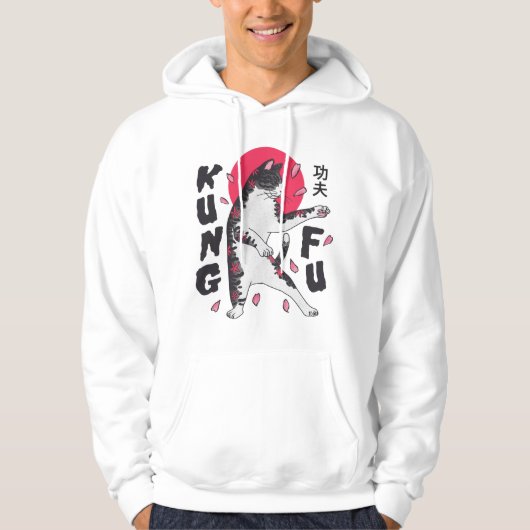 Kung Fu Cat Hoodie (Voorkant)