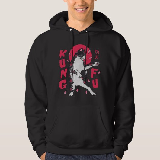 Kung Fu Cat Hoodie (Voorkant)