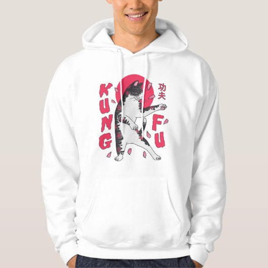 Kung Fu Cat Hoodie (Voorkant)