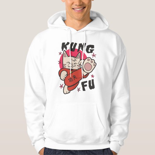 Kung Fu Cat Hoodie (Voorkant)