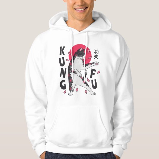 Kung Fu Cat Hoodie (Voorkant)