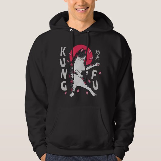 Kung Fu Cat Hoodie (Voorkant)