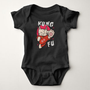 Kung Fu Cat Romper
