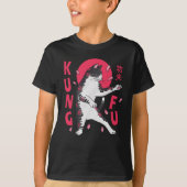 Kung Fu Cat T-shirt (Voorkant)