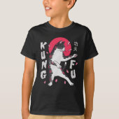 Kung Fu Cat T-shirt (Voorkant)