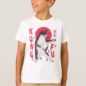 Kung Fu Cat T-shirt (Voorkant)