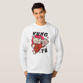 Kung Fu Cat T-shirt (Voorkant volledig)