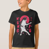 Kung Fu Cat T-shirt (Voorkant)