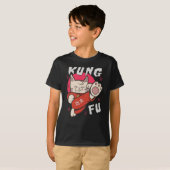 Kung Fu Cat T-shirt (Voorkant volledig)