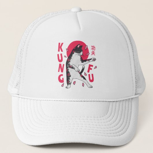 Kung Fu Cat Trucker Pet (Voorkant)