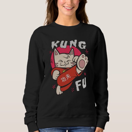Kung Fu Cat Trui (Voorkant)