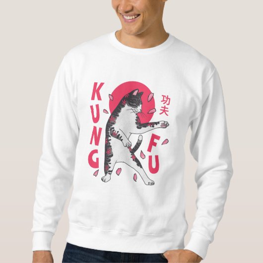 Kung Fu Cat Trui (Voorkant)