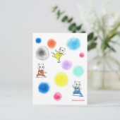 Kung-Fu Cats Briefkaart (Staand voorkant)