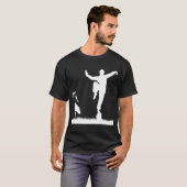 Kung Fu Crane Pose T-shirt (Voorkant volledig)
