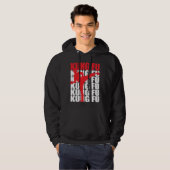 Kung Fu Dark Hoodie (Voorkant volledig)