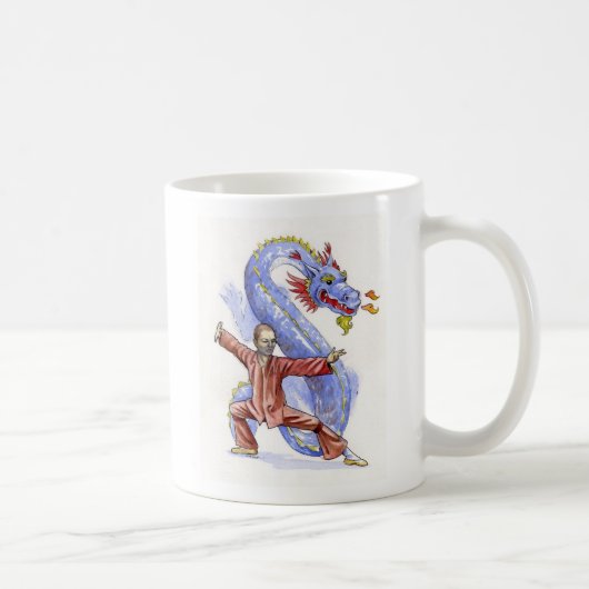 Kung Fu Dragon Koffiemok (Rechts)