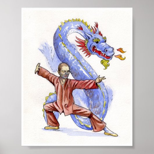 Kung Fu Dragon Poster (Voorkant)