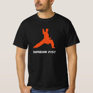 Kung Fu Draken Vuist Vechtkunst T-shirt