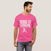 Kung Fu en sarcasme Grappig Kung Fu T-shirt (Voorkant volledig)
