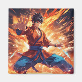 Kung Fu Fighter 1 Magneet (Voorkant)