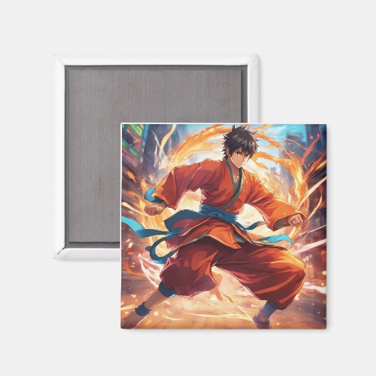 Kung Fu Fighter 2 Magneet (Voorkant / Achterkant)