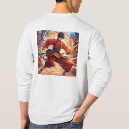 Kung Fu Fighter 2 Plus-symbool T-shirt