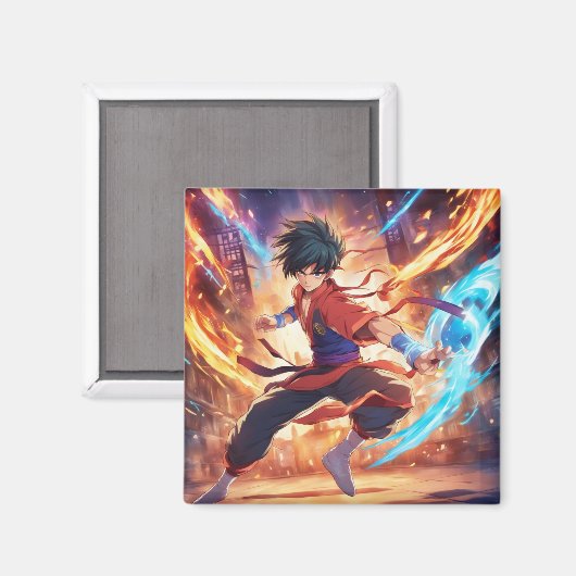 Kung Fu Fighter 3 Magneet (Voorkant / Achterkant)