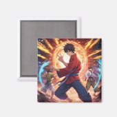 Kung Fu Fighter 4 Magneet (Voorkant / Achterkant)