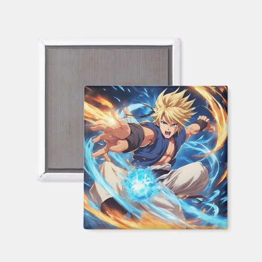 Kung Fu Fighter 5 Magneet (Voorkant / Achterkant)