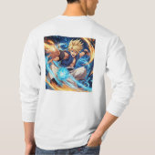 Kung Fu Fighter 5 Plus-symbool T-shirt (Achterkant)