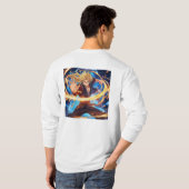 Kung Fu Fighter 6 Plus-symbool T-shirt (Achterkant volledig)