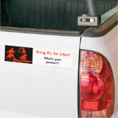 Kung Fu for Life Bumpersticker (Op Truck)
