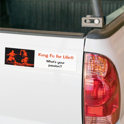 Kung Fu for Life Bumpersticker (Op Truck)