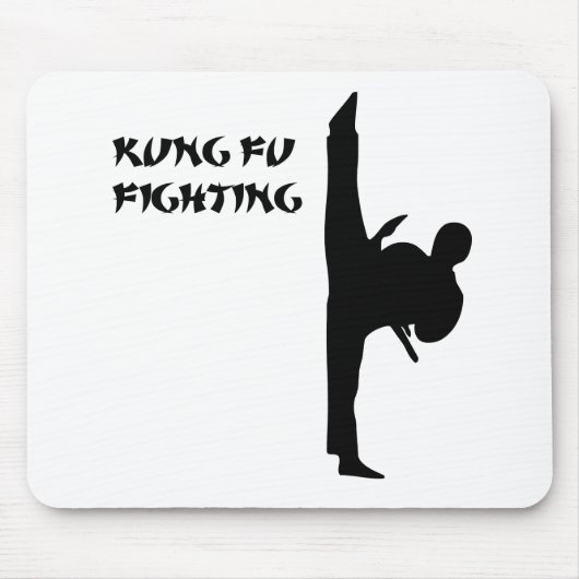 Kung Fu Front Kick Muismat (Voorkant)