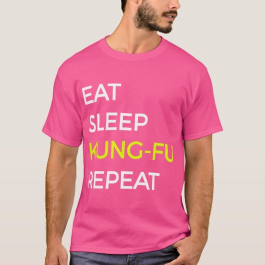 Kung Fu Funny Kung Fu Martial Art T-shirt (Voorkant)