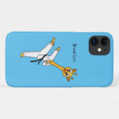 Kung Fu giraffe cartoon Case-Mate iPhone Case (Achterkant (horizontaal))