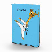 Kung Fu giraffe cartoon Fotoblokken (Rechts)