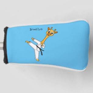 Kung Fu giraffe cartoon Golfheadcover