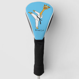 Kung Fu giraffe cartoon Golfheadcover
