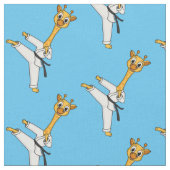 Kung Fu giraffe cartoon Stof (Close Up)