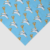 Kung Fu giraffe cartoon Tissuepapier (Detail)